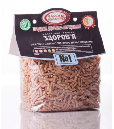 Макарони «ЗДОРОВ'Я» №1 з суцільнозмеленого зерна (0,5 кг)