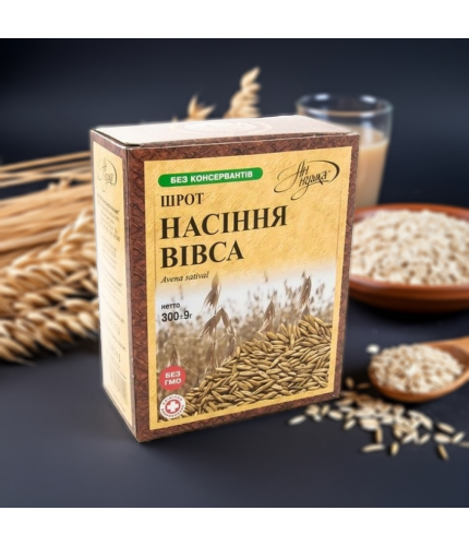Шрот насіння вівса, 300 г