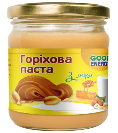 Горіхова паста з медом 180 г