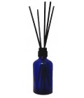 Аромадифузор синє скло 100 мл з паличками (5 шт) та екстрактом М'яти 300 мл