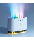 Зволожувач повітря. Аромадифузор - інгалятор, нічник  з RGB-підсвічуванням і синхронізацією з музикою 900 мл, білий